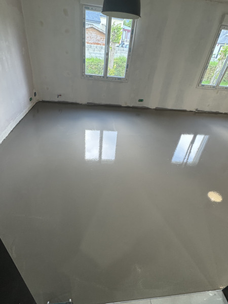 ragréage avant pose de carrelage