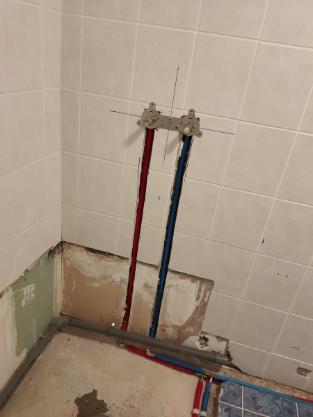 reprise plomberie d'une baignoire 