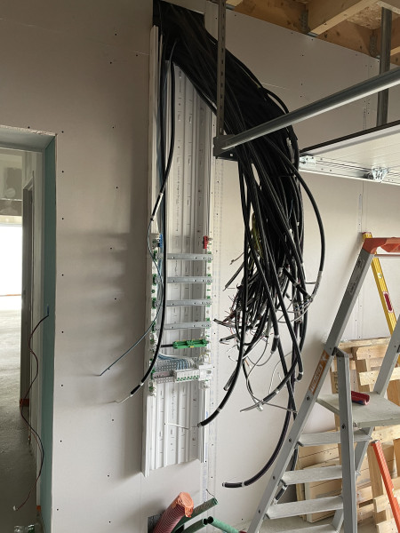 tableau électrique en cours